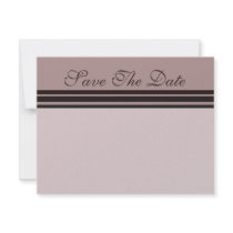 thistle plum striped Save the Date Announcement