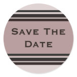 thistle plum striped Save the Date stickers
