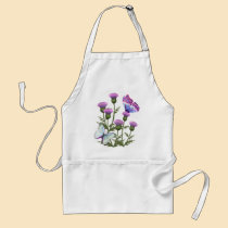 Thistles and Butterflies aprons
