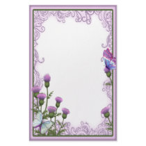 Thistles and Butterflies - Stationery