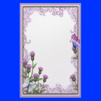 Thistles and Butterflies - Stationery