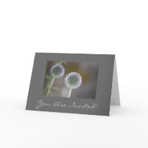 Thistly You Are Invited Card by pulsDesign Thistly You Are Invited Card