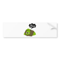 Thog Smash bumper stickers by QueenHare Thog Smash bumper stickers
