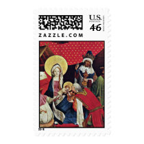 Thomas Altar Fragment Of The Right Outer Wing Scen Stamps