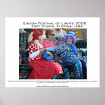 Thomas Alva Edison Festival  parade Poster