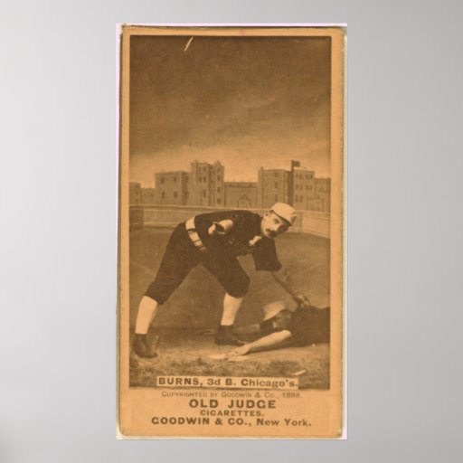 Thomas Burns, Chicago White Stockings Posters