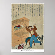 Thomas Carlyle, author Poster