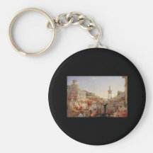 Thomas Cole The Course of Empire Consummation Key Chains