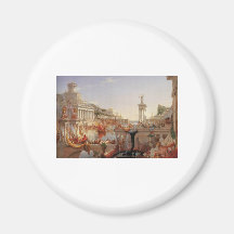 Thomas Cole The Course of Empire Consummation Refrigerator Magnet