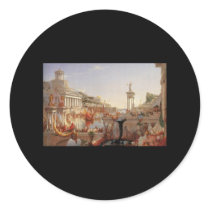 Thomas Cole The Course of Empire Consummation Stickers
