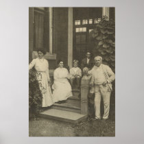 Thomas Edison and Family Poster