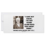 Thomas Edison Not Failed 10,000 Ways Won't Work Customized Rack Card