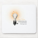 Thomas Edison Quote Mousemats