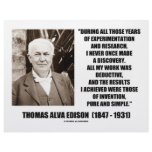 Thomas Edison Results Invention Pure Simple Quote Letterhead Template