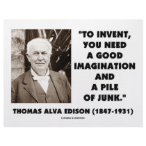 Thomas Edison To Invent Imagination Pile Of Junk letterhead