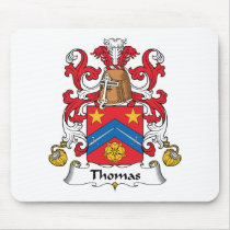Thomas Family Crest mousepads