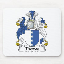 Thomas Family Crest mousepads