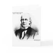 Thomas Fuller "Best Sermon" Wisdom Quote Gifts Cards