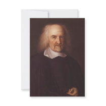 Thomas Hobbes of Malmesbury by John Michael Wright Personalized Invitations