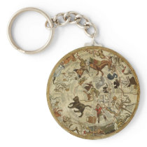 Thomas Hood Celestial Map, 1590 Keychains