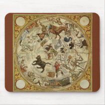 Thomas Hood Celestial Map, 1590 mousepads by YesterdayCafe Thomas Hood Celestial Map, 1590 mousepads