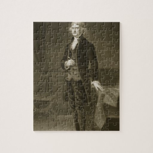 Thomas Jefferson, 3rd President of the United Stat Jigsaw Puzzle | Zazzle