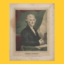 THOMAS JEFFERSON 3rd U.S. President Litho posters