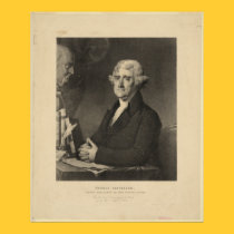 THOMAS JEFFERSON 3rd U.S. President Lithograph posters