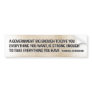 Thomas Jefferson Big Government Bumper Stickers
