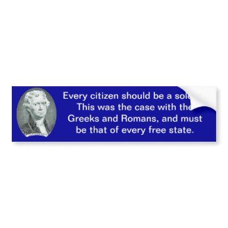 Thomas Jefferson Bumper Sticker