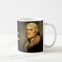 Thomas Jefferson by Rembrandt Peale Circa 1805 Coffee Mug