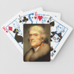 Thomas Jefferson by Rembrandt Peale Circa 1805 Bicycle Poker Deck