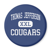 Thomas Jefferson Cougars Middle Wasco magnets