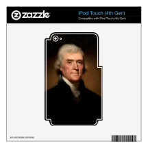 Thomas Jefferson iPod Touch 4G Decals