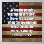 Thomas Jefferson: Liberty vs. Tyranny posters