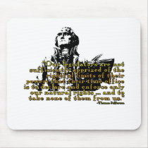 Thomas Jefferson "Limits Of Power" Quote mousepads