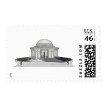 Thomas Jefferson Memorial: 3D Model: postage