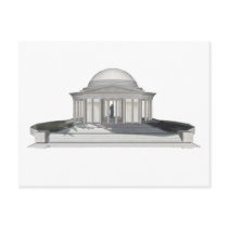 Thomas Jefferson Memorial: 3D Model: postcards
