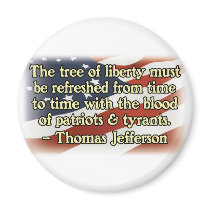 Thomas Jefferson Patriots and Tyrants Magnets