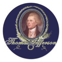 Thomas Jefferson Portrait Sticker