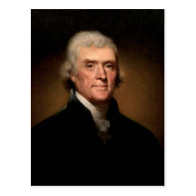 Thomas Jefferson Postcard