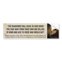THOMAS JEFFERSON QUOTE_04 BUMPER STICKERS