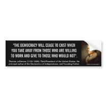 THOMAS JEFFERSON QUOTE_06 BUMPER STICKER