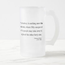 Thomas Jefferson Quote 10a Coffee Mugs