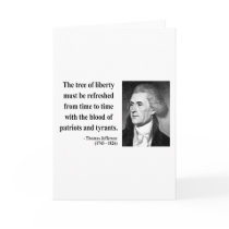 Thomas Jefferson Quote 12b Card