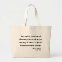 Thomas Jefferson Quote 13a Canvas Bag