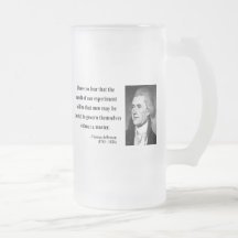 Thomas Jefferson Quote 13b Coffee Mugs