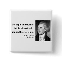 Thomas Jefferson Quote 14b Buttons