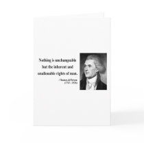Thomas Jefferson Quote 14b Cards