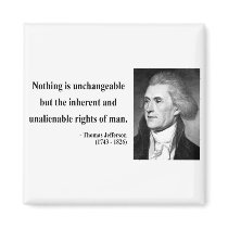 Thomas Jefferson Quote 14b Refrigerator Magnet